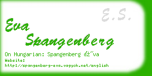 eva spangenberg business card